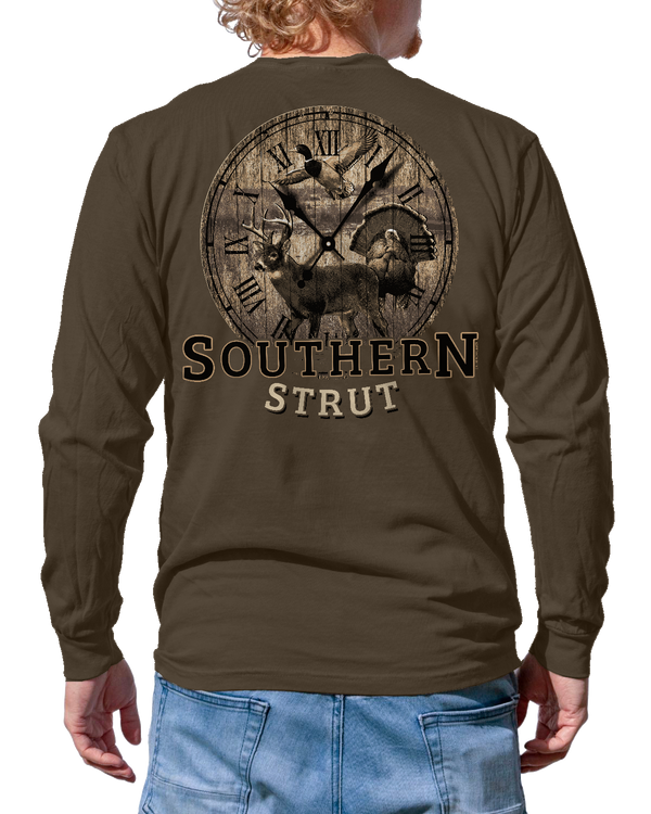 Hunting Around the Clock long sleeve tee – Southern Strut