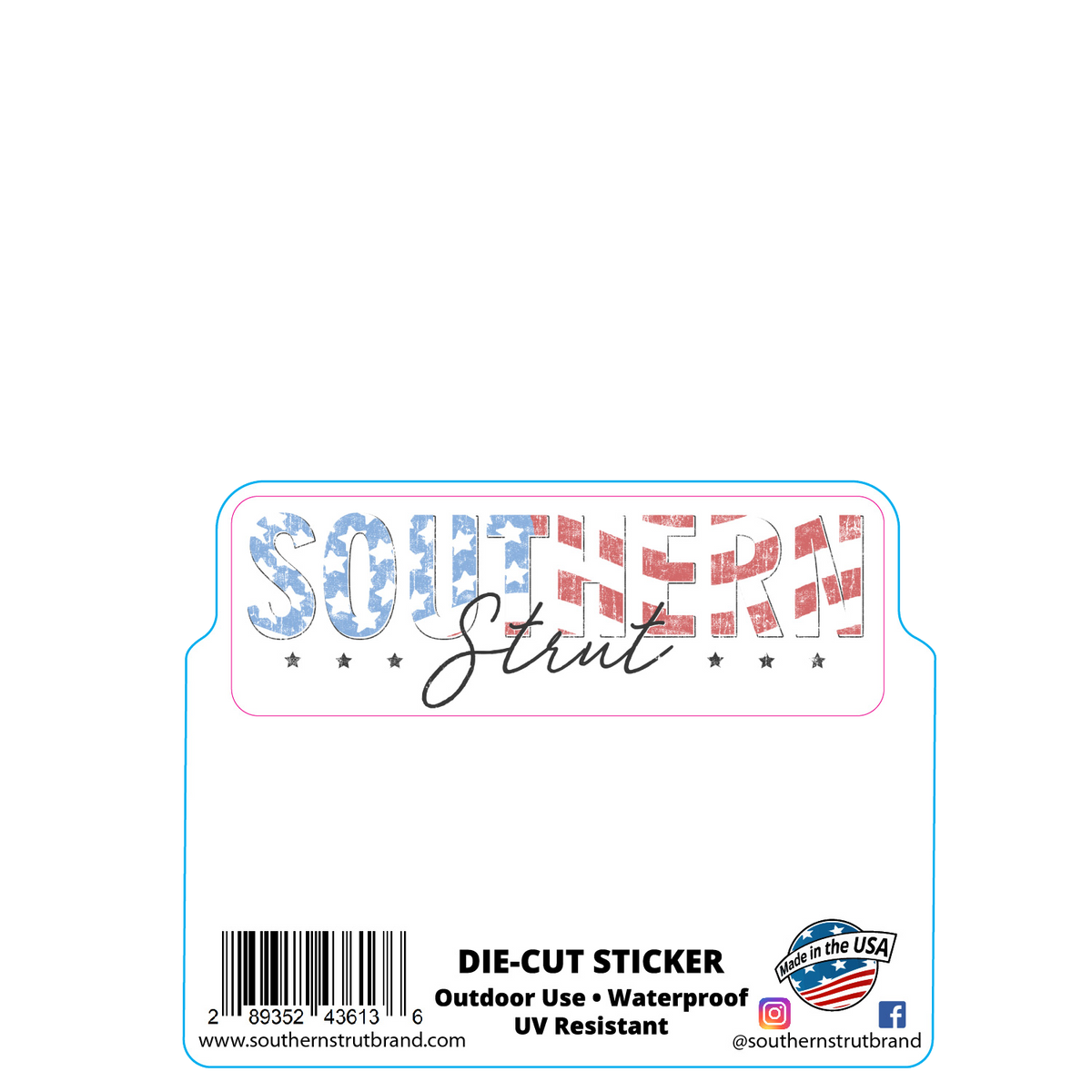 Fish Bones Sticker – Southern Strut Brand