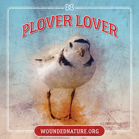 Wounded Nature Plover Sticker