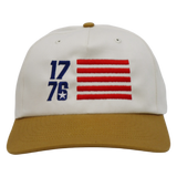 1776 American Flag Embroidered Hat