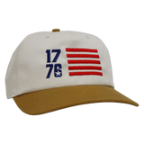 1776 American Flag Embroidered Hat
