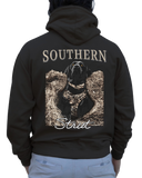 Midnight Blind Hoodie – Black Lab Duck Blind Sweatshirt