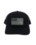 Flag Rubber Patch Trucker Hat