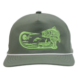 Bass Hook Embroidered Rope Hat