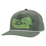 Bass Hook Embroidered Rope Hat