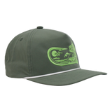 Bass Hook Embroidered Rope Hat