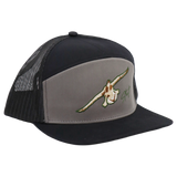 Camo ducks flying in trucker hat — Southern Strut