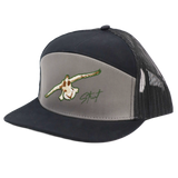 Camo ducks flying in trucker hat — Southern Strut