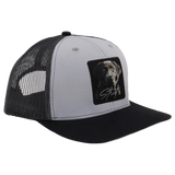 Labrador retriever portrait embroidered trucker hat — Southern Strut