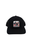 American Deer Woven Patch Trucker Hat