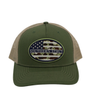 Camo Oval Patch Trucker Hat