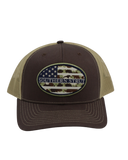 Camo Oval Patch Trucker Hat