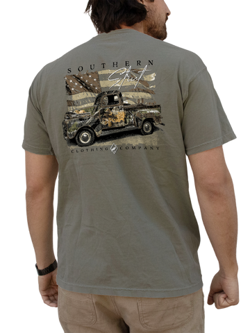 Camo Truck Pocket Tee