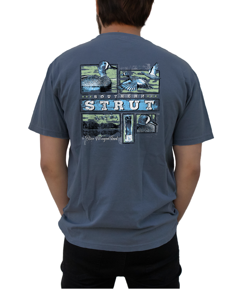 Blue Winged Teal Duck Hunting Tee | Southern Strut – Southern Strut Brand