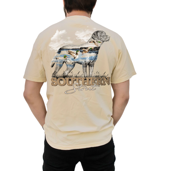 Lab Silhouette Labrador tee – Southern Strut