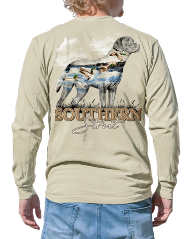 LAB SILHOUETTE – Flight in Frame Long Sleeve Tee