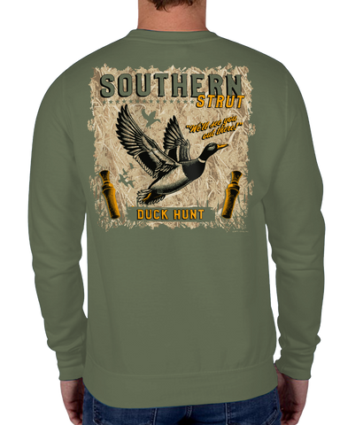 DUCK HUNT LABEL CREWNECK – "Cut 'Em!" Edition Tee