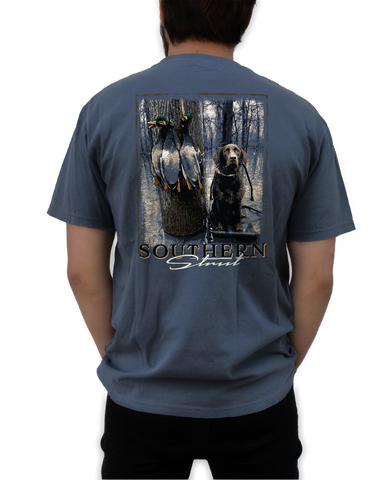 MARSH DOG WITH DUCKS – Timber Stand Tee