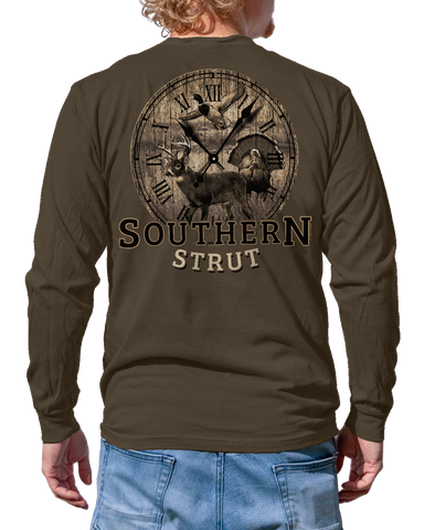 HUNTING AROUND THE CLOCK – All Season Grind Long Sleeve Tee