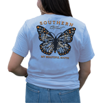 Camo Butterfly Tee – Southern Strut Women’s Graphic Shirt