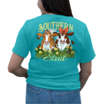 Bestie Moos Tee – Southern Strut Cow Graphic Shirt