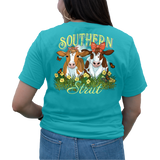 Bestie Moos Tee – Southern Strut Cow Graphic Shirt