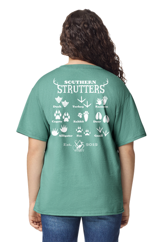 Southern Strutters Youth Tee – Animal Track Guide
