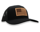 Leather American Flag