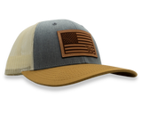 Leather American Flag