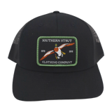 Mallard Duck Woven Patch Trucker Hat