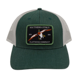 Mallard Duck Woven Patch Trucker Hat