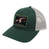Mallard Duck Woven Patch Trucker Hat