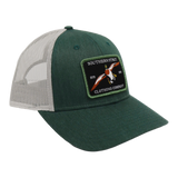 Mallard Duck Woven Patch Trucker Hat