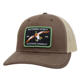 Mallard Duck Woven Patch Trucker Hat