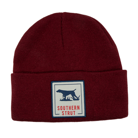 Pointer Woven Patch Beanie