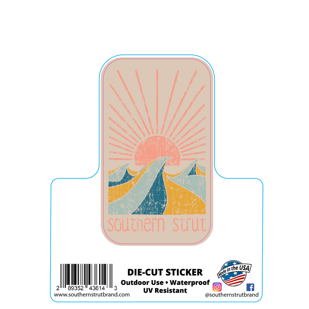 Sunrays Sticker – Southern Strut Brand