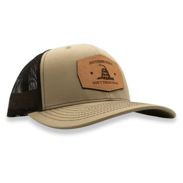 Don't Tread On Me Leather Patch Hat — Conservative Collections