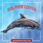 Wounded Nature Dolphin Sticker